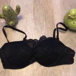 Black Lace Bra